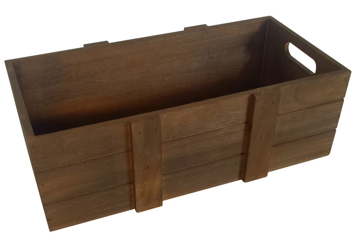 15&quot; Rustic Farmhouse Wood Crate