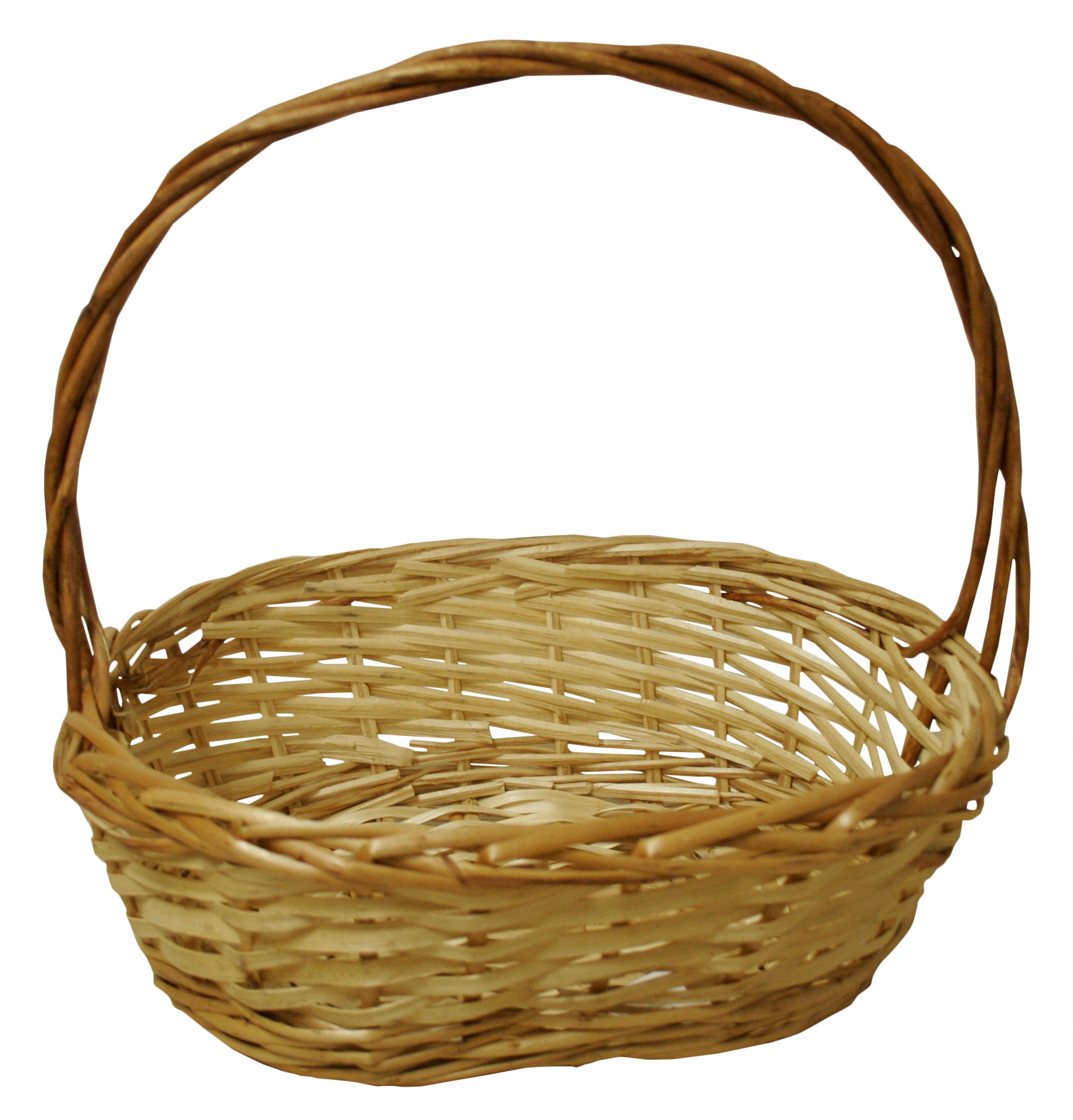 Wicker Basket Gift Baskets Empty Oval Willow Woven Picnic Basket - Jxlgv