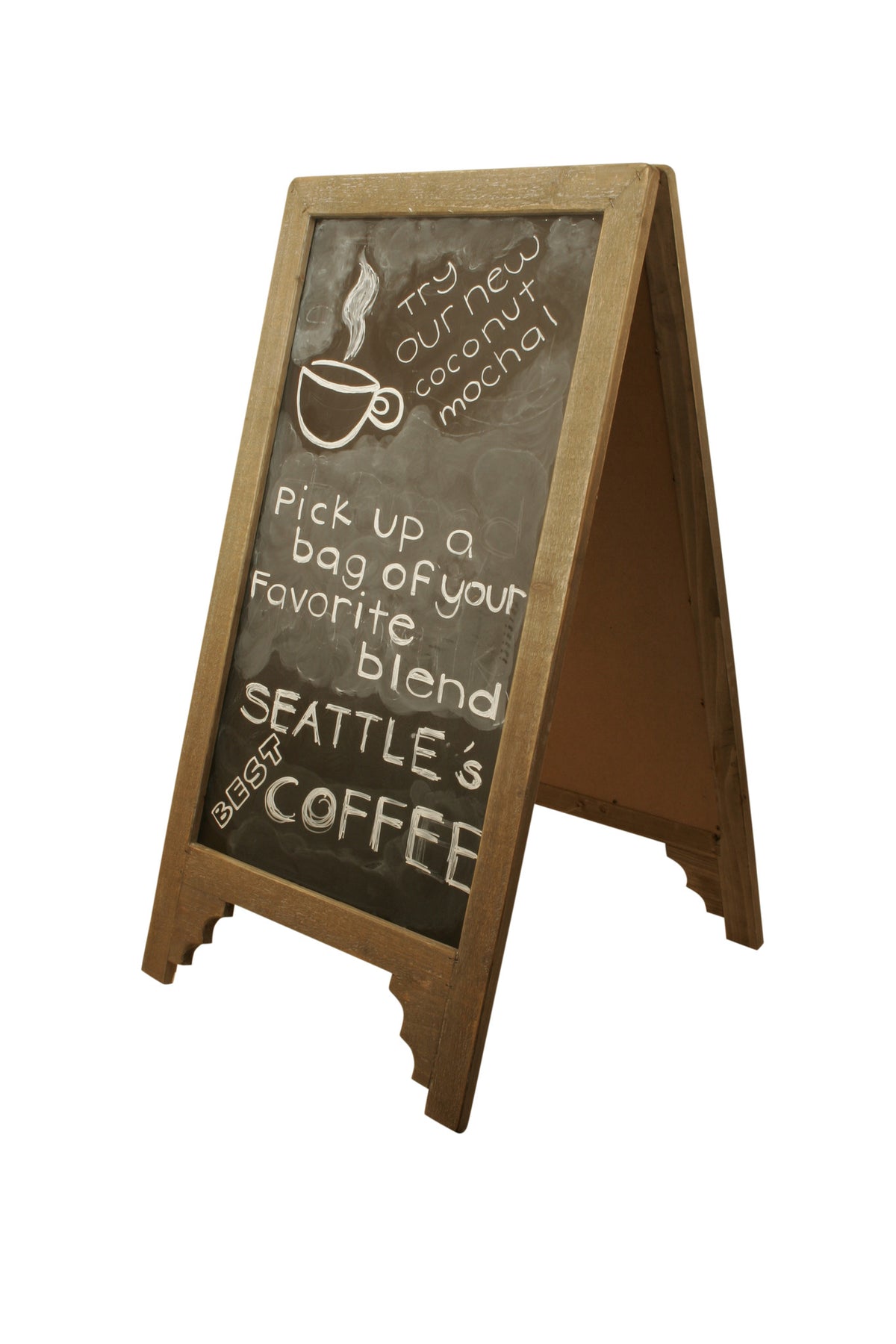 DisplayWood/ Chalk Board Sign-Wald Imports