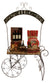 Display Metal Chalk Board Display Cart-Wald Imports